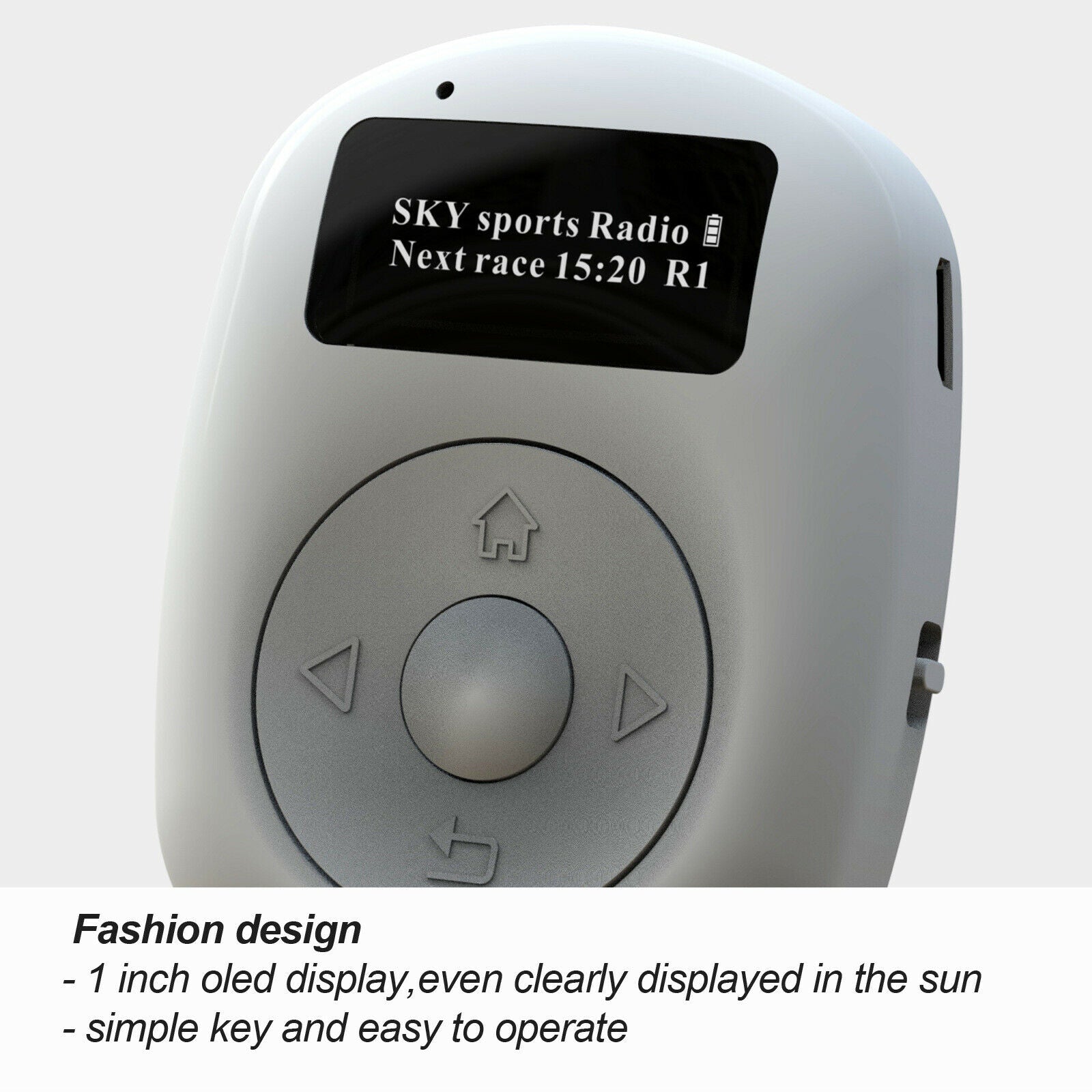Mini DAB/DAB+/FM Radio with Bluetooth Portable Ddigital White Noise Radio