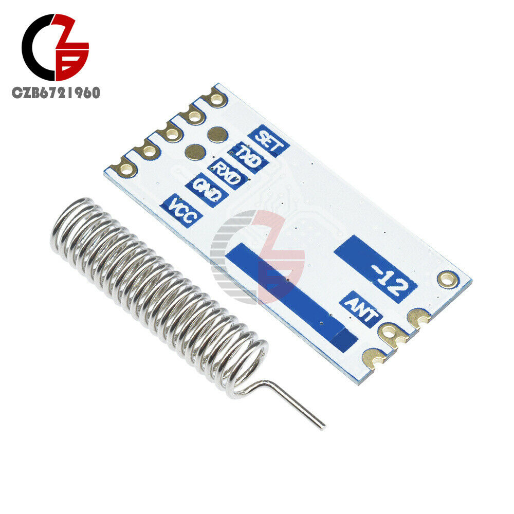 5pcs HC-12 433Mhz SI4463 Wireless Serial Port Module 1000m Replace Bluetooth