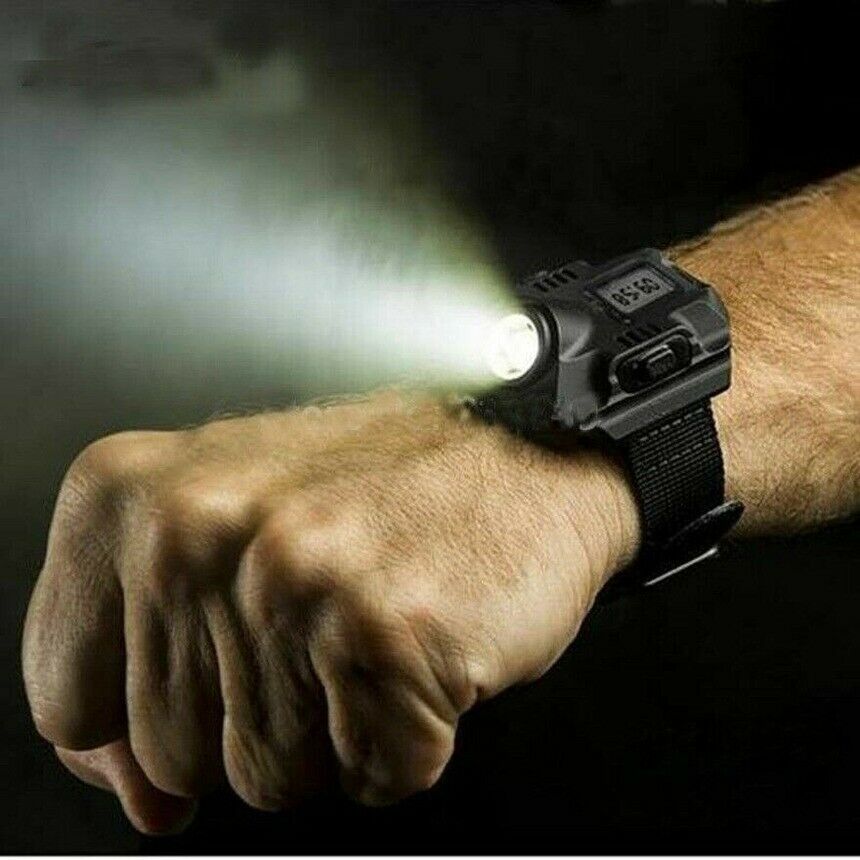Rechargeable LEDWristlight Waterproof Wrist Light Outdoor Flashlight LampTorch s