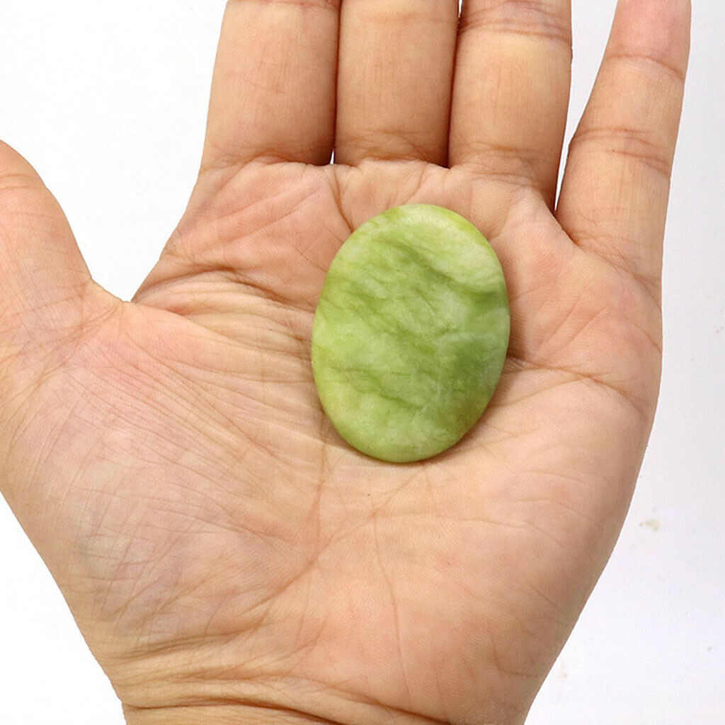 Lots 5 Jade Hot Massage Stone Back Shoulders Arms Beauty Spa Massage 3x4cm