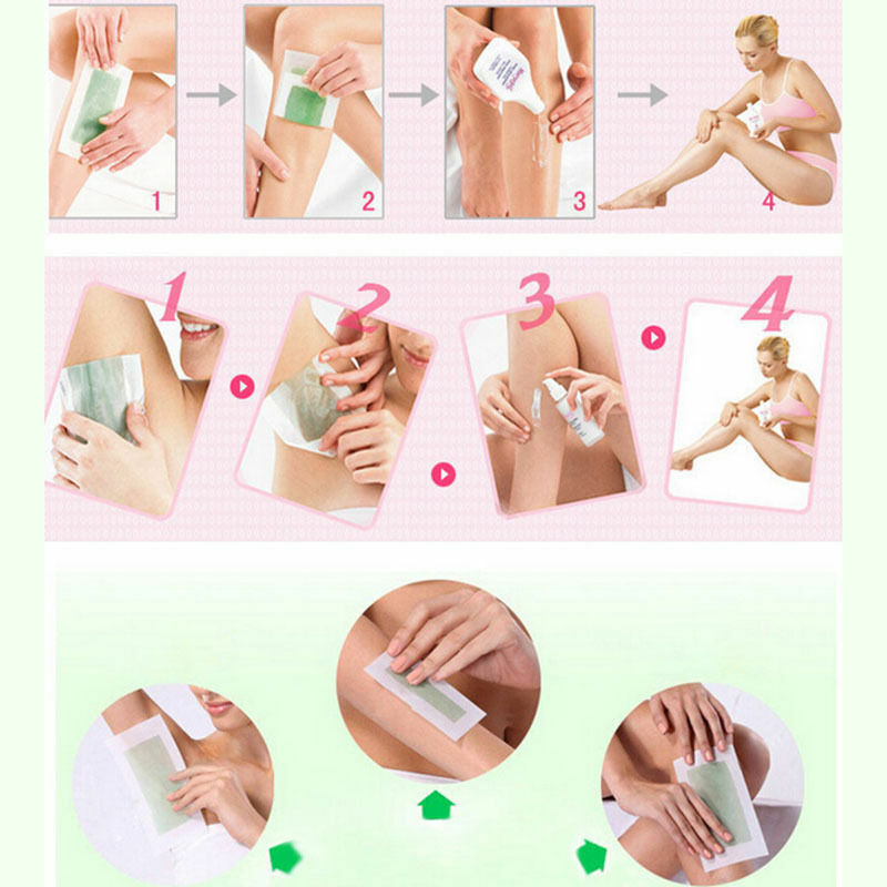 Wax Strips 10Sides Face Body Hair Removal Removers Depilatory Papers Waxing NEW