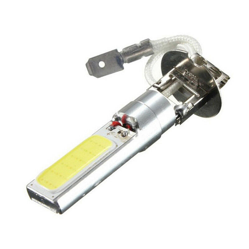 2Pcs H3 COB LED Bright Xenon White 6000K Car Auto Fog Light Lamp Bulb 12V.l8