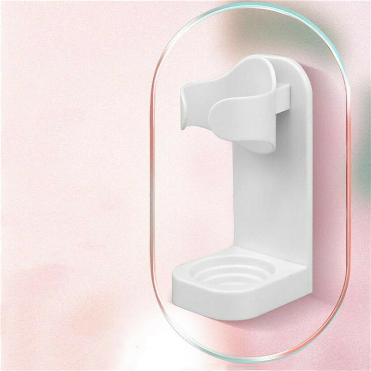 Wall Mounted Electric Toothbrush Head Holder Traceless Stand Organizer Shelf