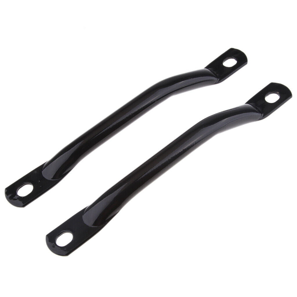 Motorcycle Universal Rear Passenger Pillion Seat Handle Grab Bar Hand Rail Black