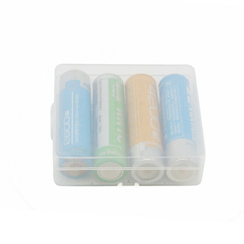 Hard Plastic Battery Waterproof Storage Boxes Case Holder With Clip For 4.l8