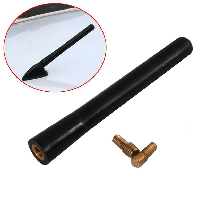 Universal Car Short Stubby Antenna Aerial Replace AM FM Radio Mast Screw Type