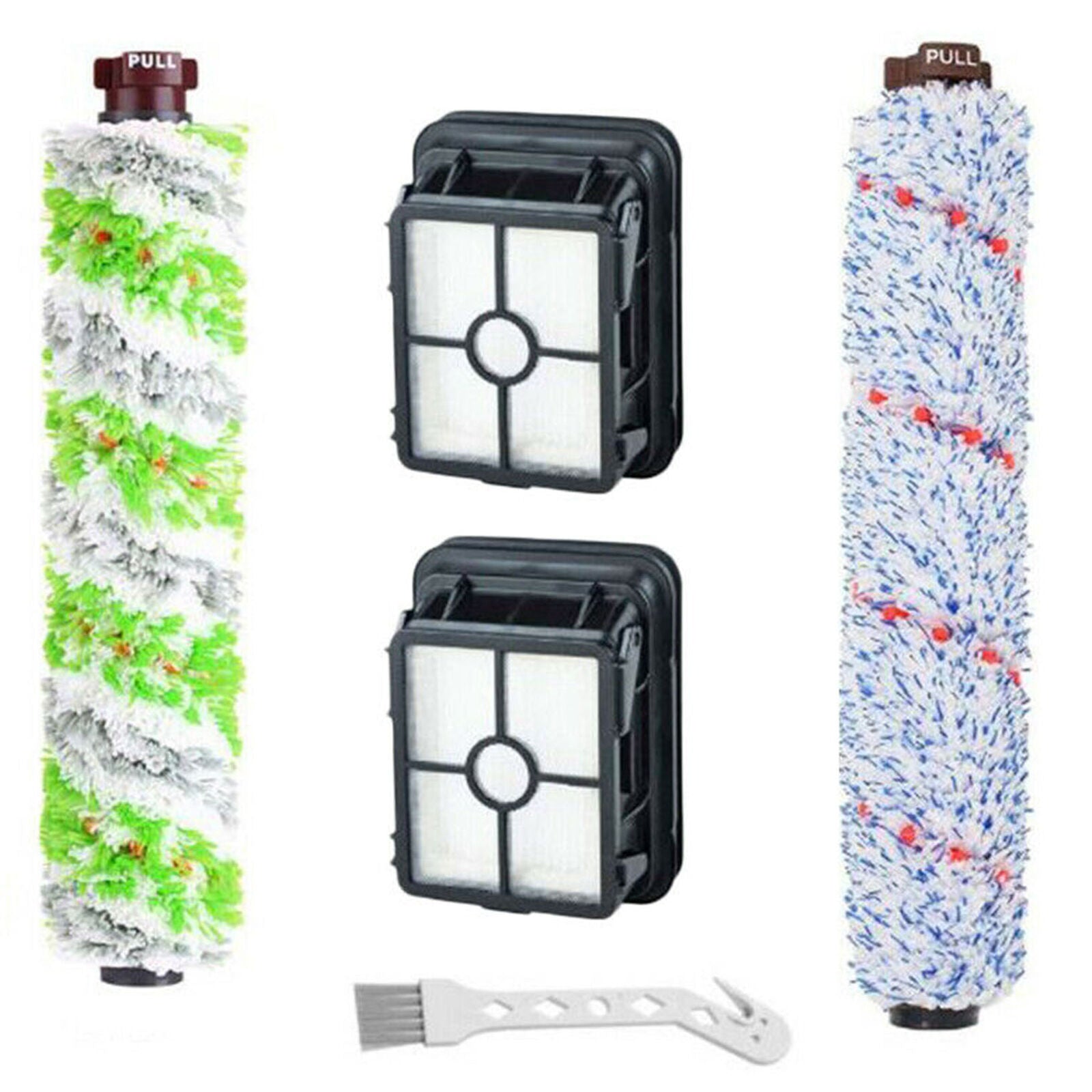 For Bissell CrossWave Roller Brushes+Filters Set Vacuum Cleaner Attachments