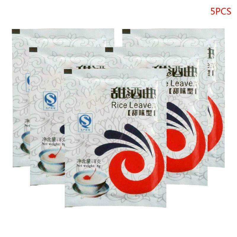 5 Packs Chinese Sweet Rice Wine Fermentation Starter Leaven Powder Making Home