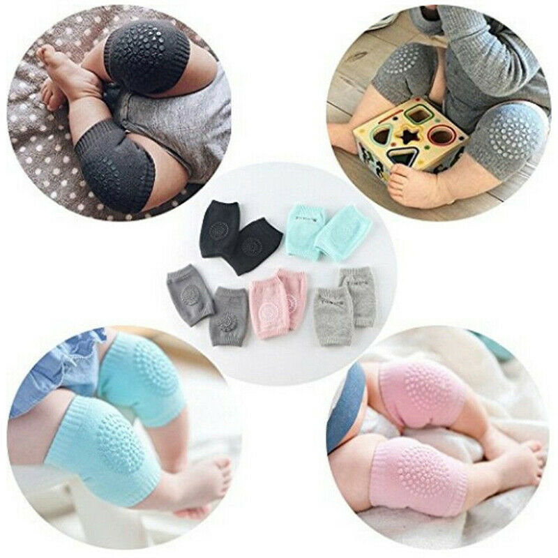 5 Pairs New Baby Crawling Safety Anti-slip Walking Leg Elbow Prote Knee PadsJDF
