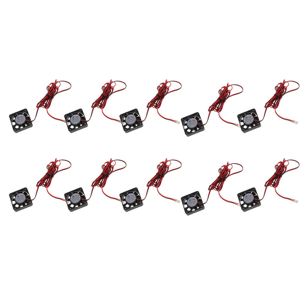 10pcs Cooler PC Case Fan 4cm 24V Cooler Ultra Quiet DC Brushless Cooling Fan