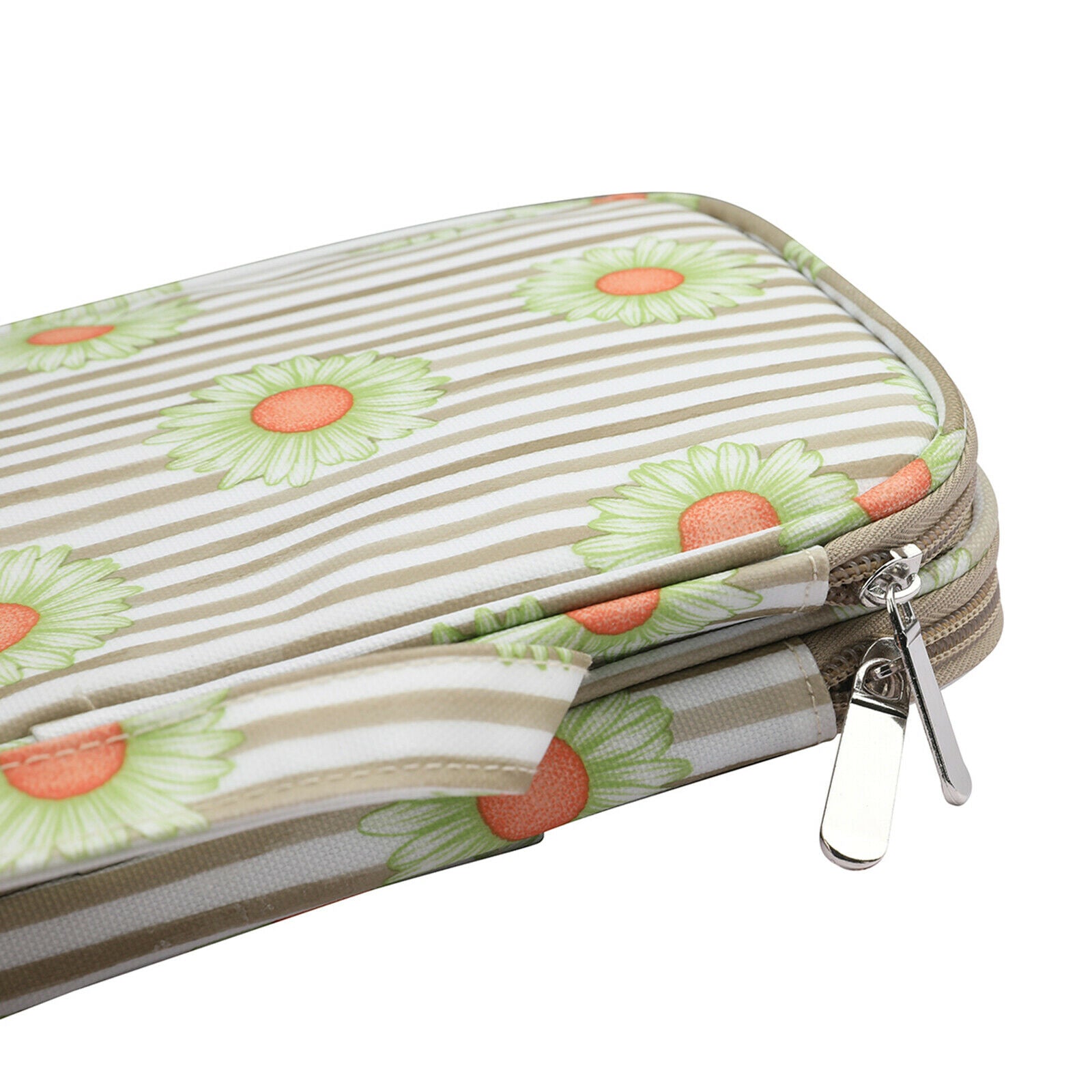 Crochet Case with Web Pockets for Various Crochet Needles Sewing Tools Green