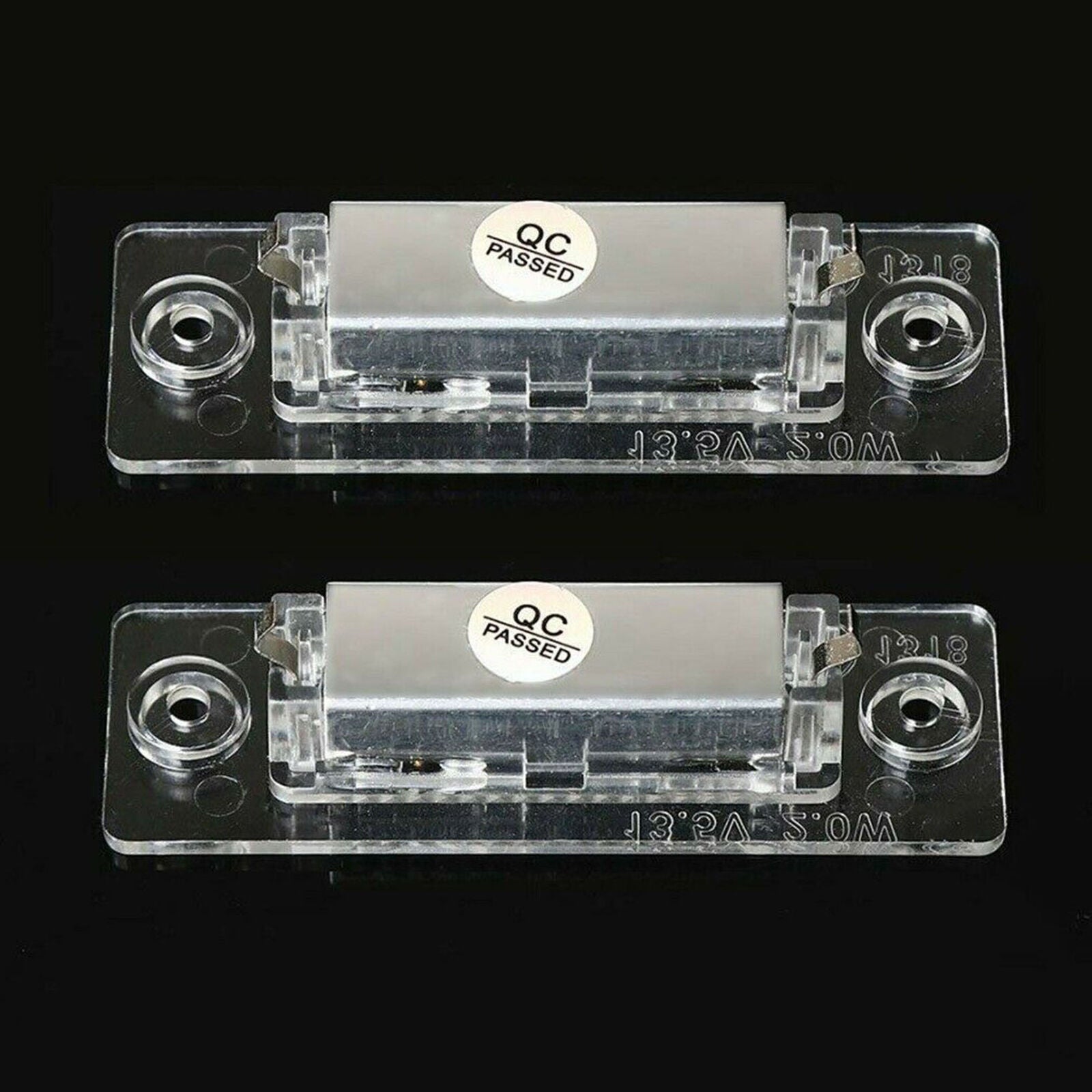 Pair LED Rear License Number Plate Light VW Touran Golf Passat Jetta Caddy T5