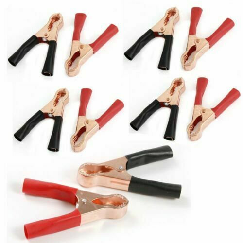 10pcs 30A 70mm Car Alligator Clips Battery Clamps Crocodile Clip DIY Accessories