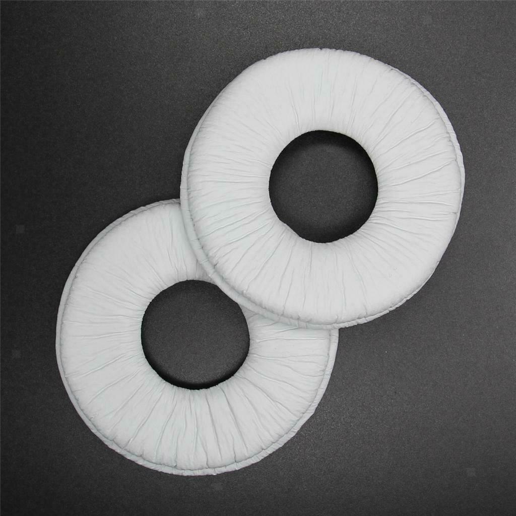 2Pairs Replacement Soft Ear Pads Cushion PU Leather Foam Earpads for