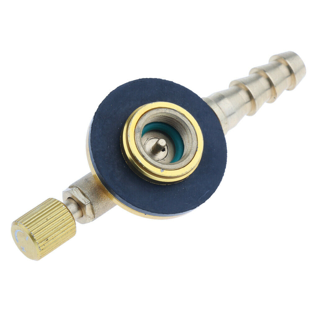 Prettyia Gas Stove Inflatable Valve Flat Cylinder Control Switch Adapter