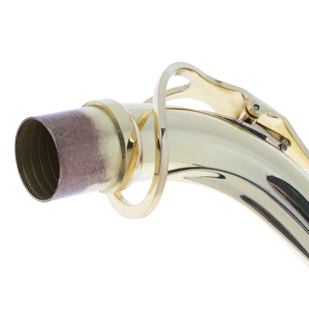 Brass neck for alto saxophone in E B.