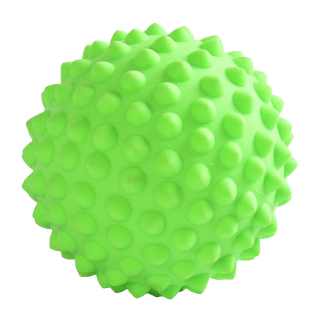 Soft Trigger Point Deep Tissue Spiky Massage Roller Ball with a Bag Green