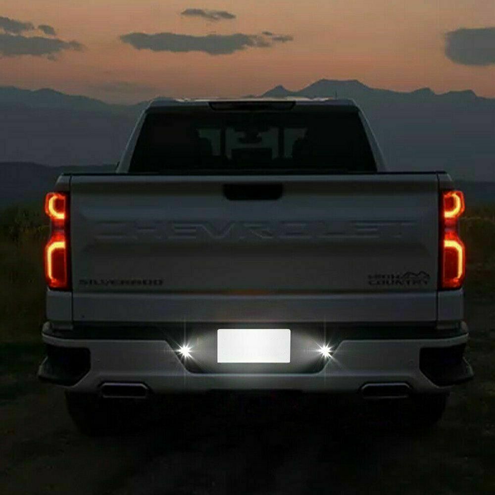 OE-Fit Full LED License Plate Lights Kit For Silverado GMC Sierra 1500 2500 3500