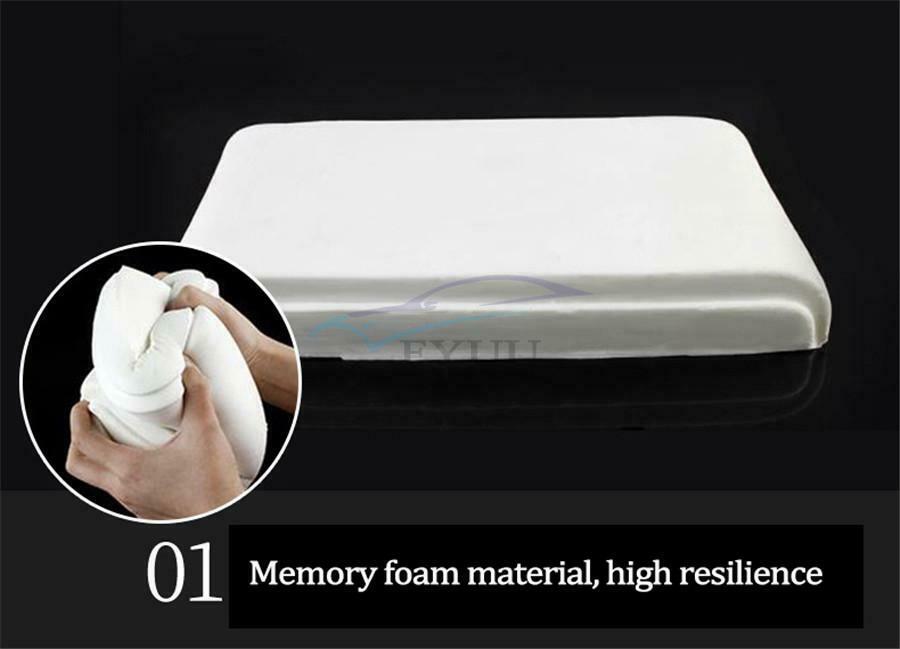 1× Moisture-proof PU Leather & Memory Foam Car Armrest Cushion Pad For 99% Cars
