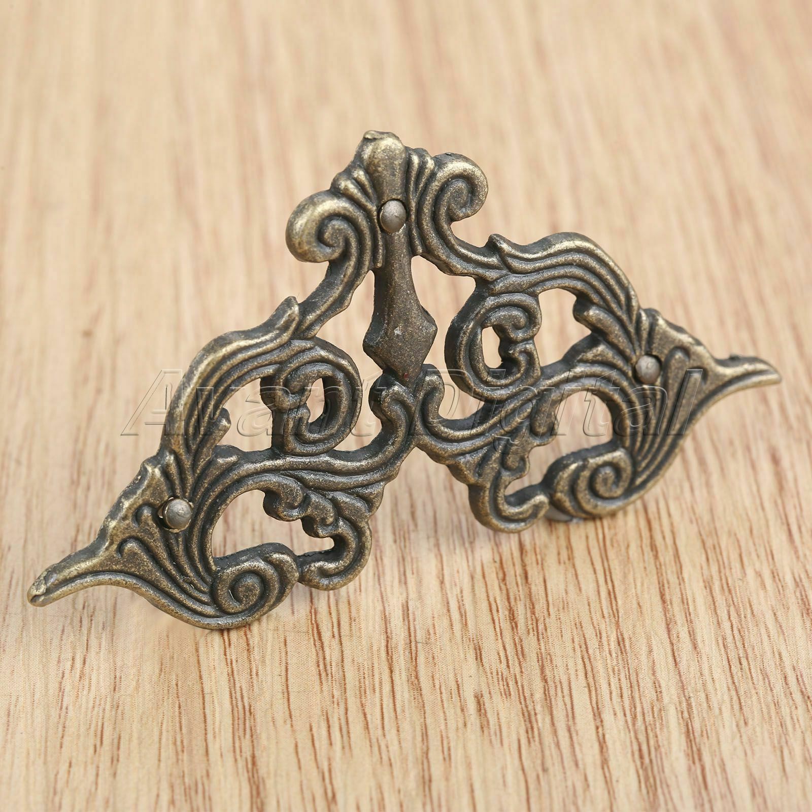 4Pcs 62*35mm Butterfly Jewelry Box Scrapbooking Retro Corner Flatback Protector