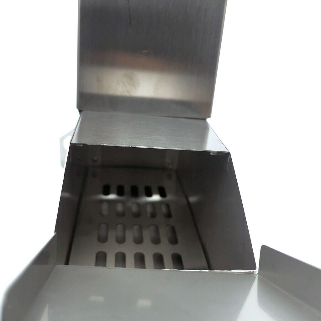Stainless Steel Foldable Wood Burning Camping Rocket Stove Tent Heater for