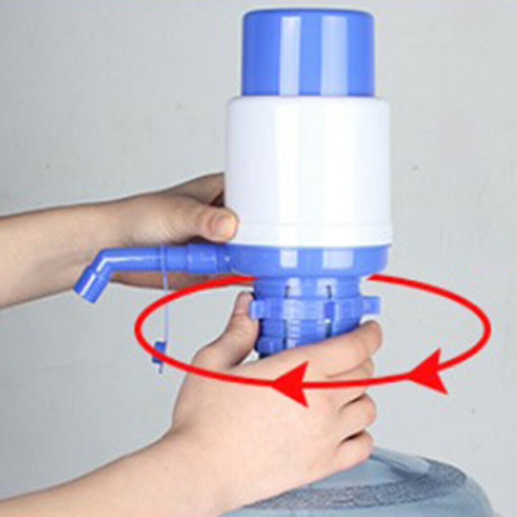 Portable Water Bottle Pump Fountain Press Pump Dispenser with Inlet Hose