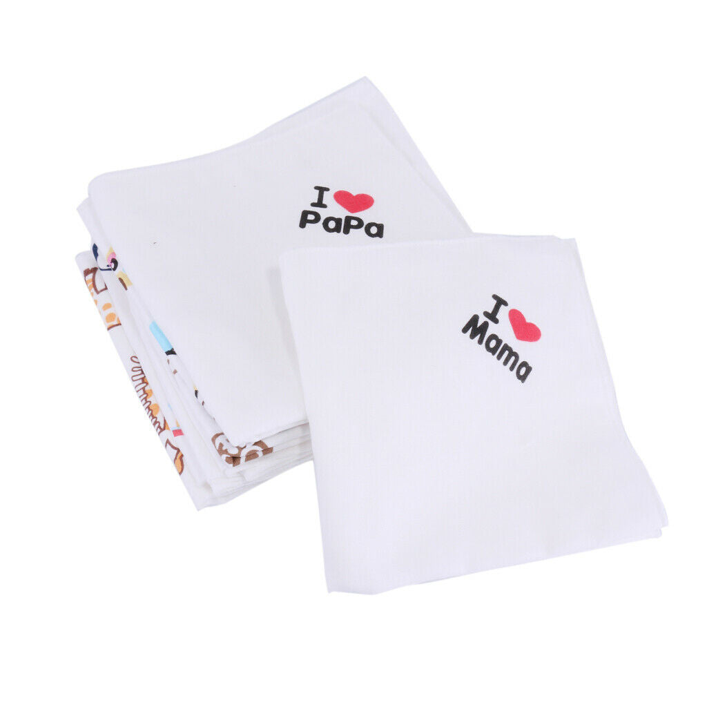 Baby Boy Girl Kid Child Toddler Infant Burp Cloth Bibs Cotton Saliva Towel 4