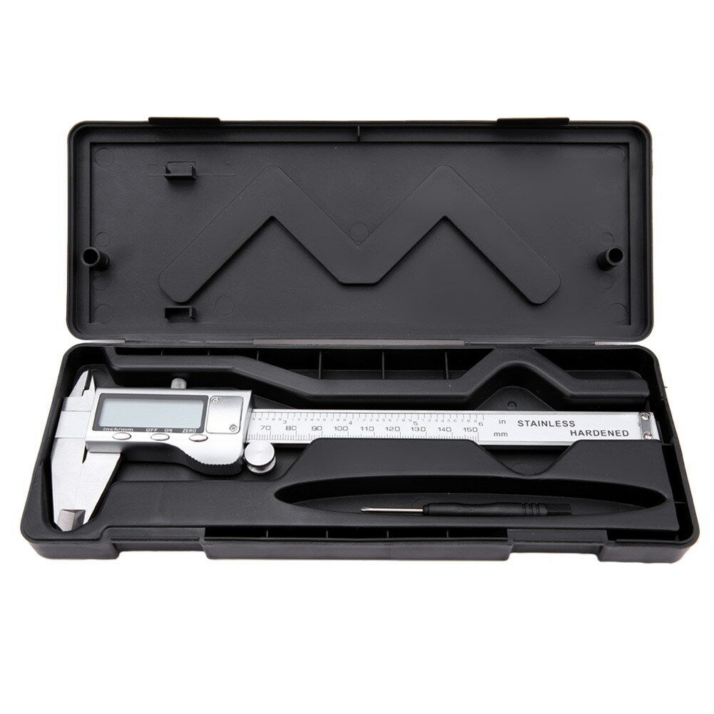 0-150mm/6in Digitals Electronic Gauge Stainless Steel Vernier Caliper Micrometer