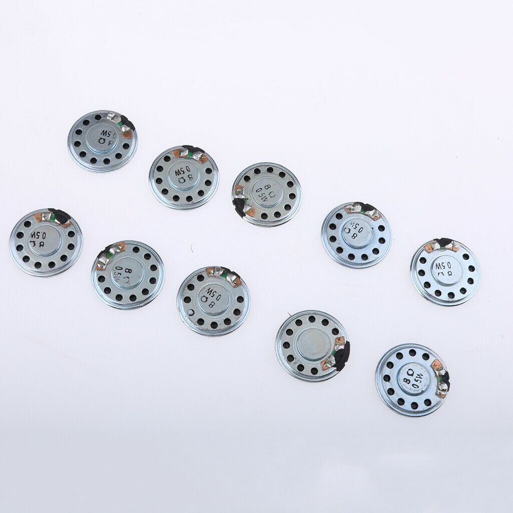 10 Piece Mini Speakers 30mm Sound Midrange bass Speaker Round Trumpet Horn