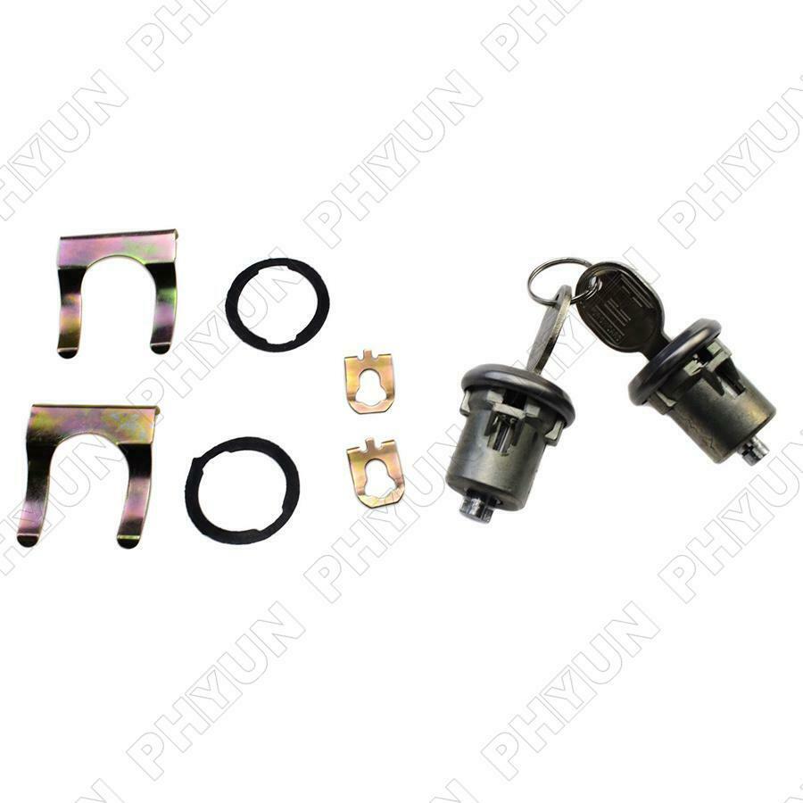 2Pcs Car Door Lock Cylinder Set For Chevy Chevrolet GMC Truck SUV Buick Cadillac