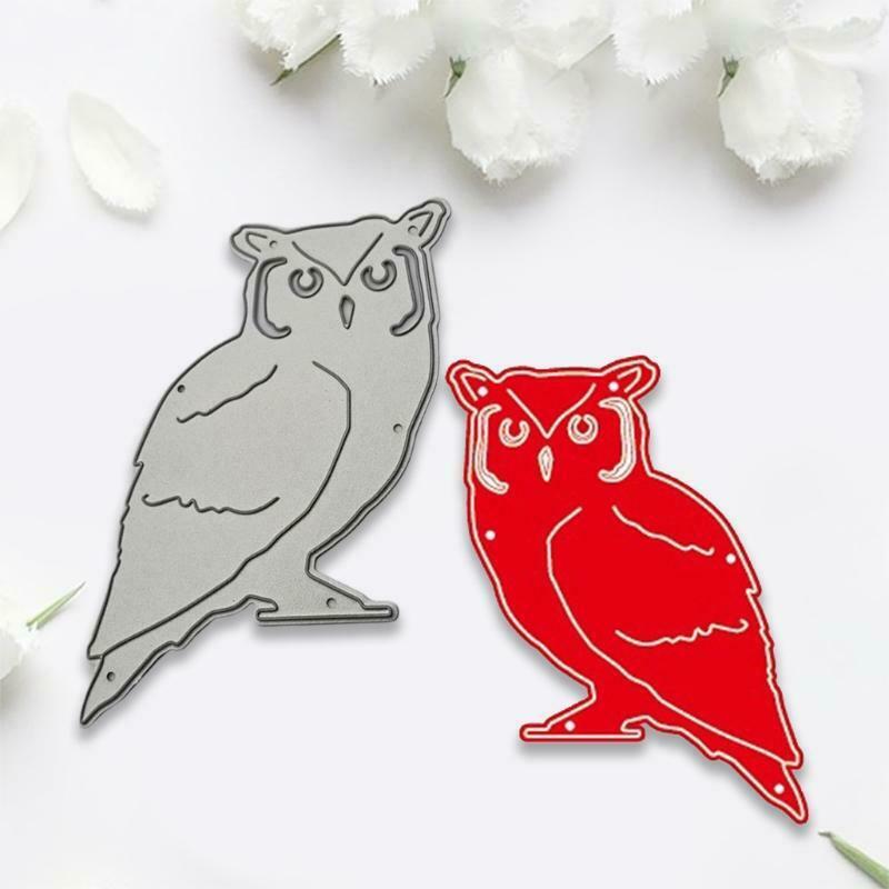Animal Owl Metal Cutting Dies Stencil DIY Scrapbooking Album Paper Card Template