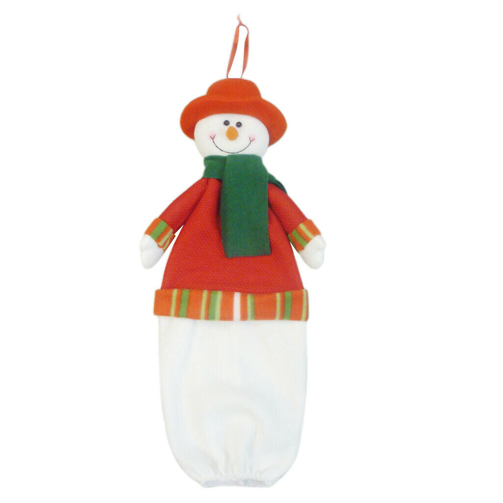 Fashion Snowman Christmas Candy Gift Bags Rubbish Sacks Christmas Party Supplies