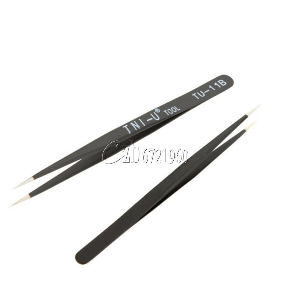 Anti-static TU-11B Tweezer Non-magnetic Straight Tip Tweezer