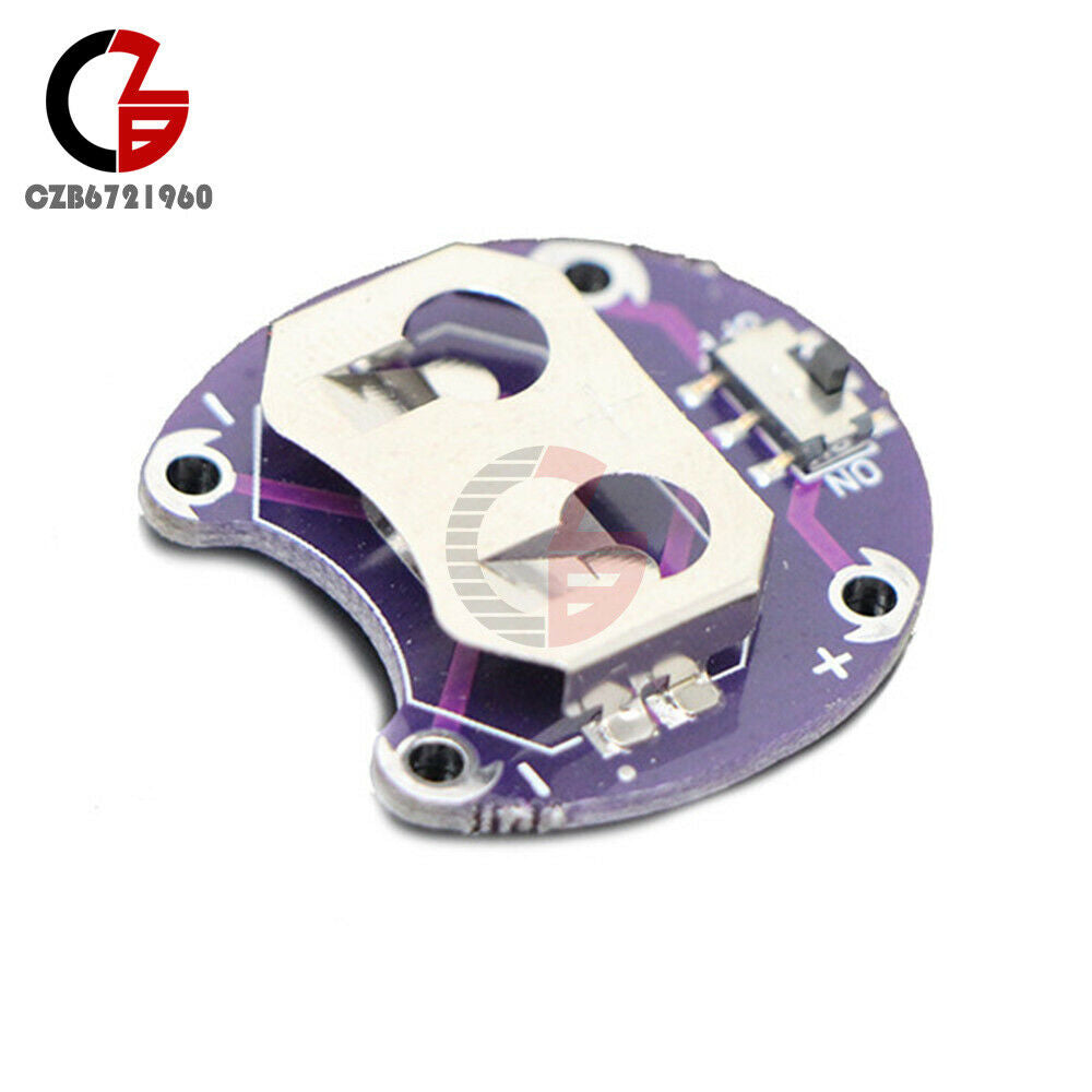 5PCS LilyPad Coin Cell Battery Holder Module CR2032 Board w/ Small Slide Switch