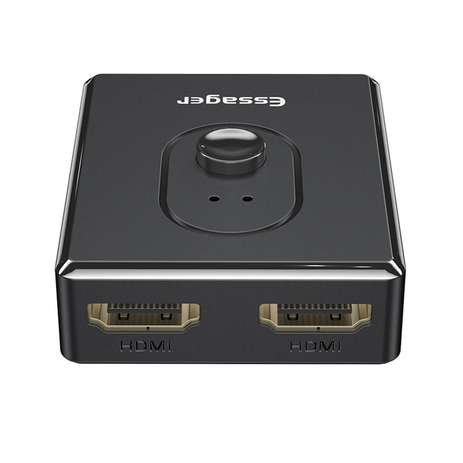 1x2/2x1 HDMI 2.0 Splitter Connector for DVD HDTV Dual Modes No Extra Power