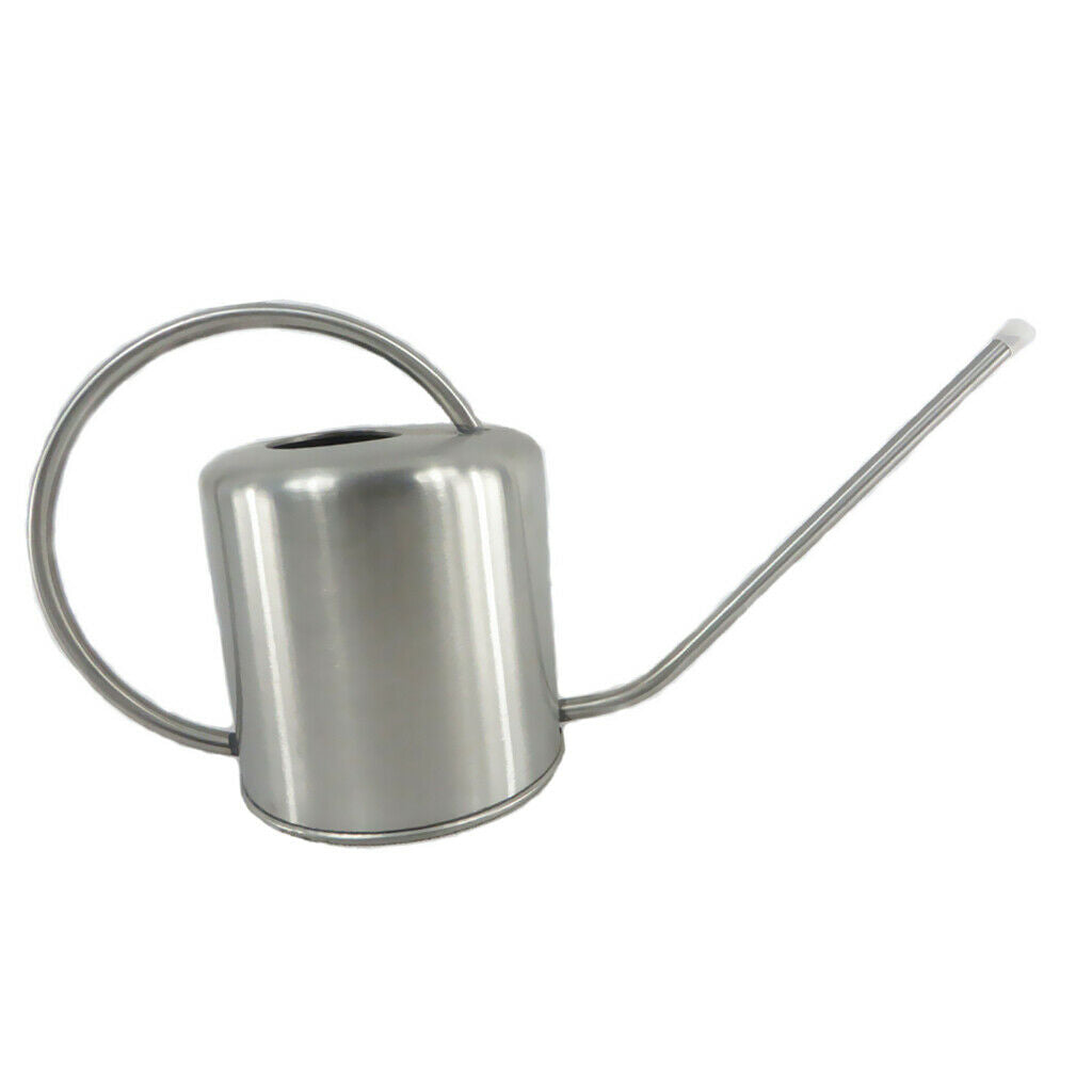 Watering Pot Stainless Steel Watering Can 1500ML Long Mouth Sprinkling Pot