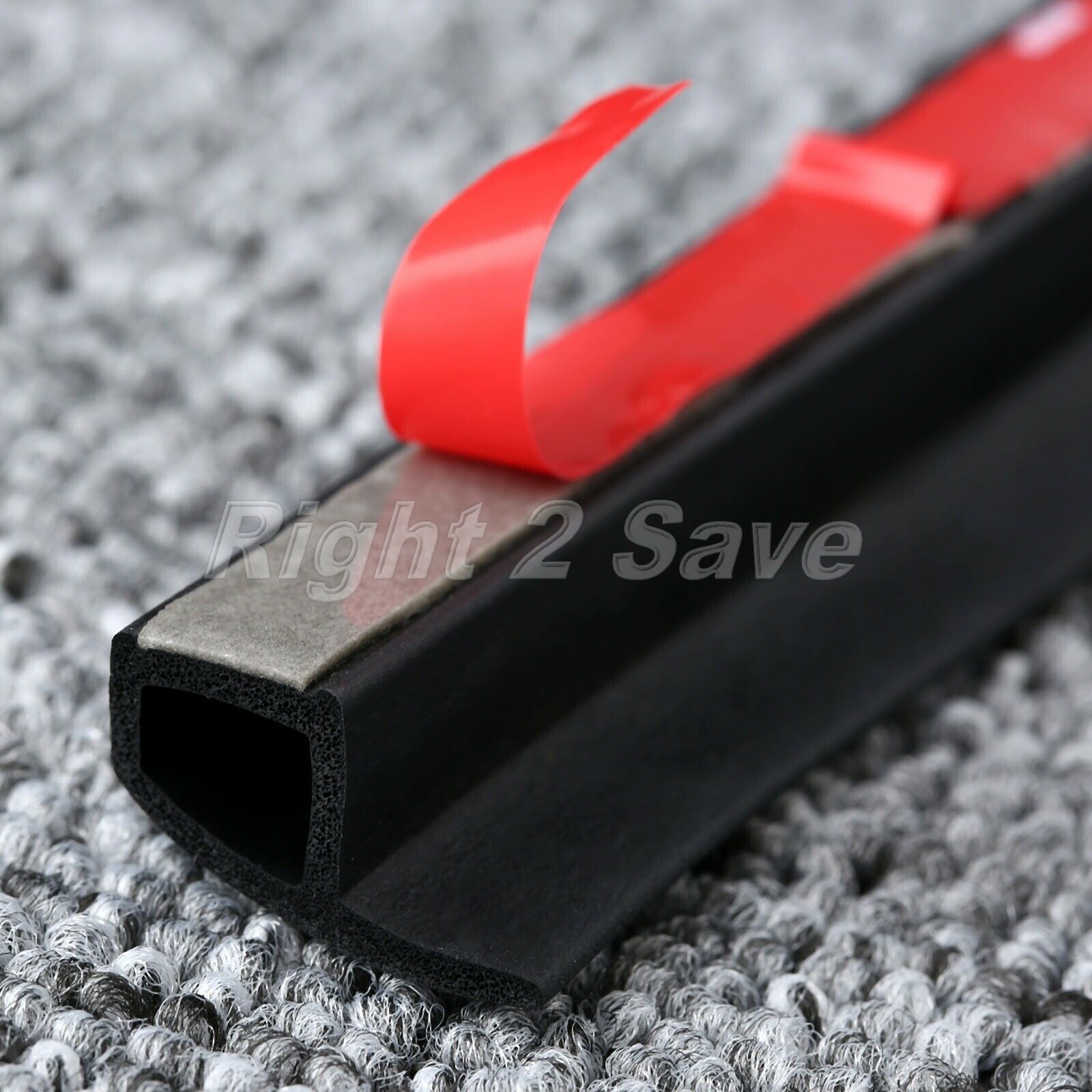 4M Auto Car Truck Door P-shape Rubber Sealing Weather Strip Hollow Universal