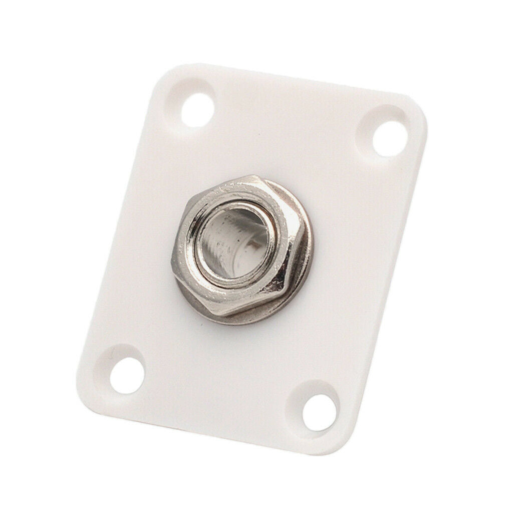 Musically Rectangular Electric Guitar Output   Plate for Les Paul White