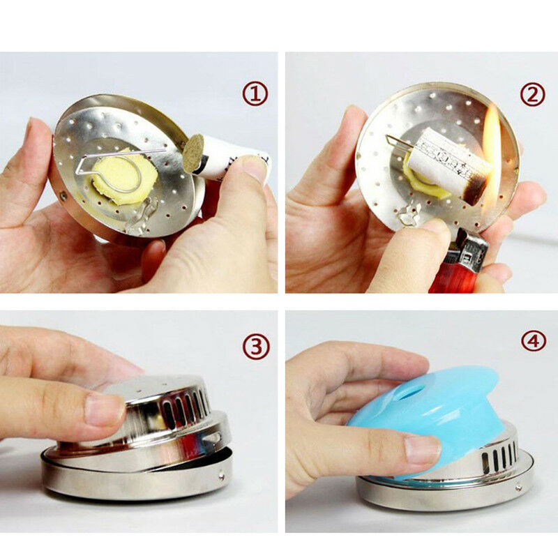 Stainless Steel Moxibustion Box Moxa Roll Stick Burner Massage Acupunctur.l8