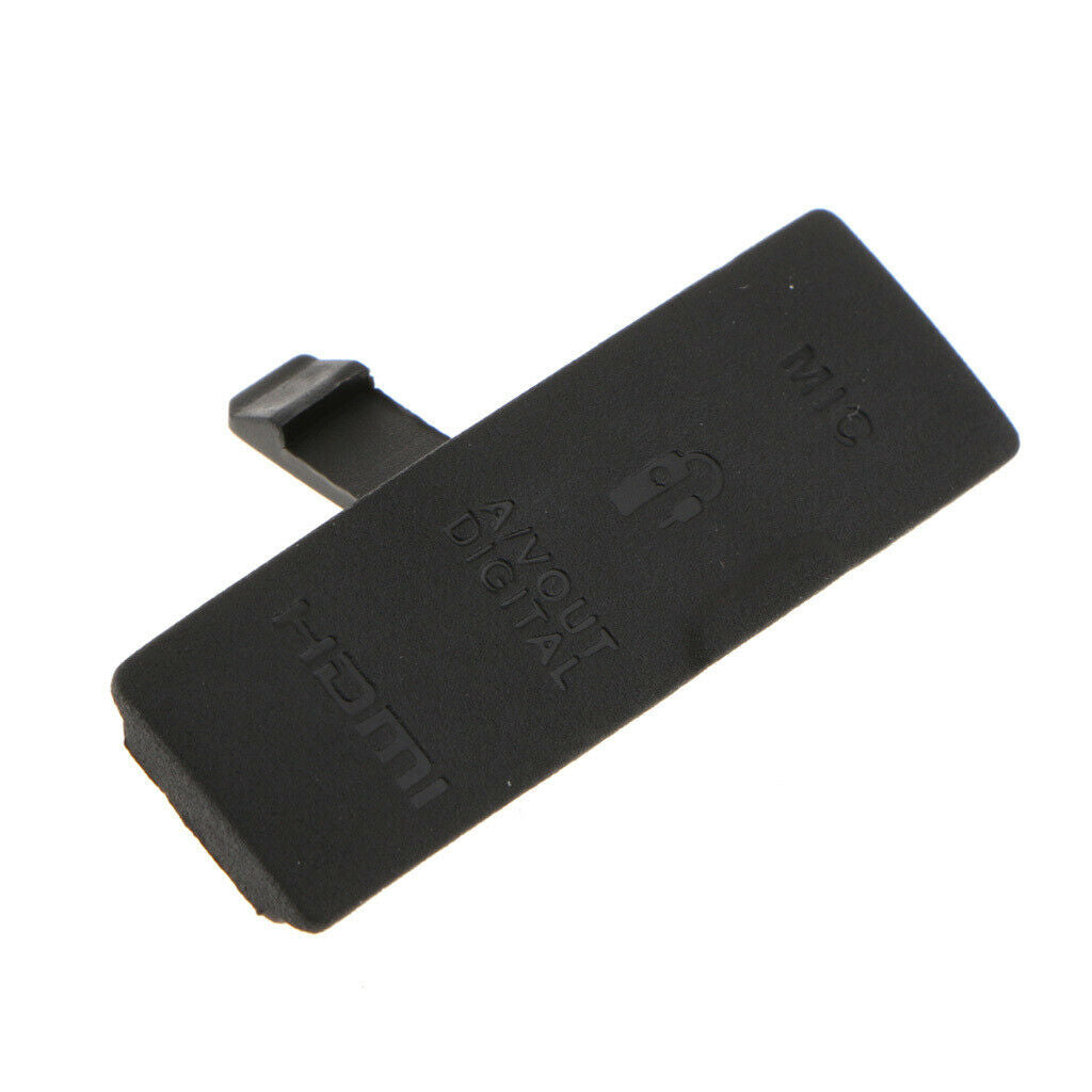 Side USB MIC   DC Video Door Cover Rubber Skin Replacement for Canon 550D