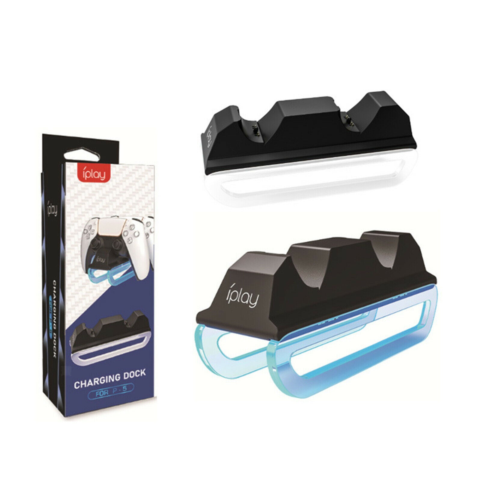 Charger Stand Dual Charging with LED Indicator for PS5 Controller Charger