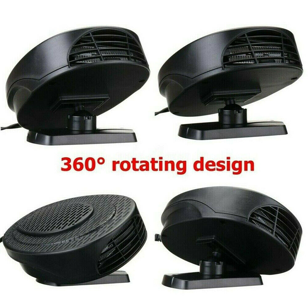 12V 150W Car Heater Defroster Cooler Fan Air Warmer Auto Window Windshield Dryer