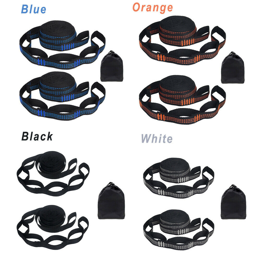 Fashion 5 Rings Swing Outdoor Reinforced Camping Polyester Rope Hammock Strap