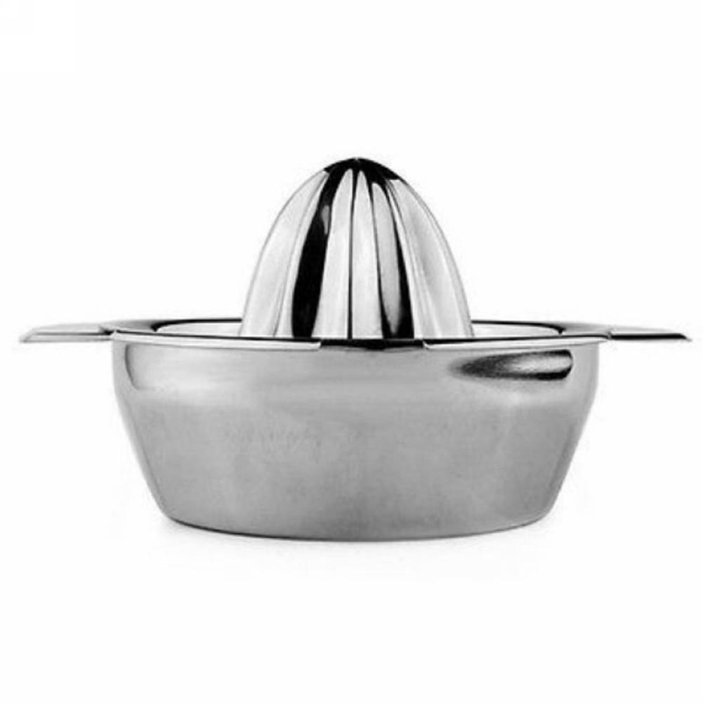 Stainless Steel Manual Orange Juicer Lemon Fruit Juice Squeeze Filter Bowl  @