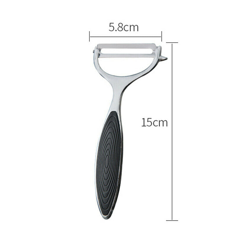 Stainless Steel Sharp Fruit and Vegetable Peeler Kitchen Accessory Gadget  HN US