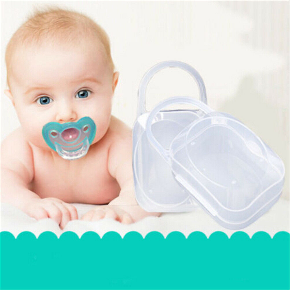 Portable Boy Infant Pacifier Nipple Case Cradle Holder Storage Box Baby S.l8