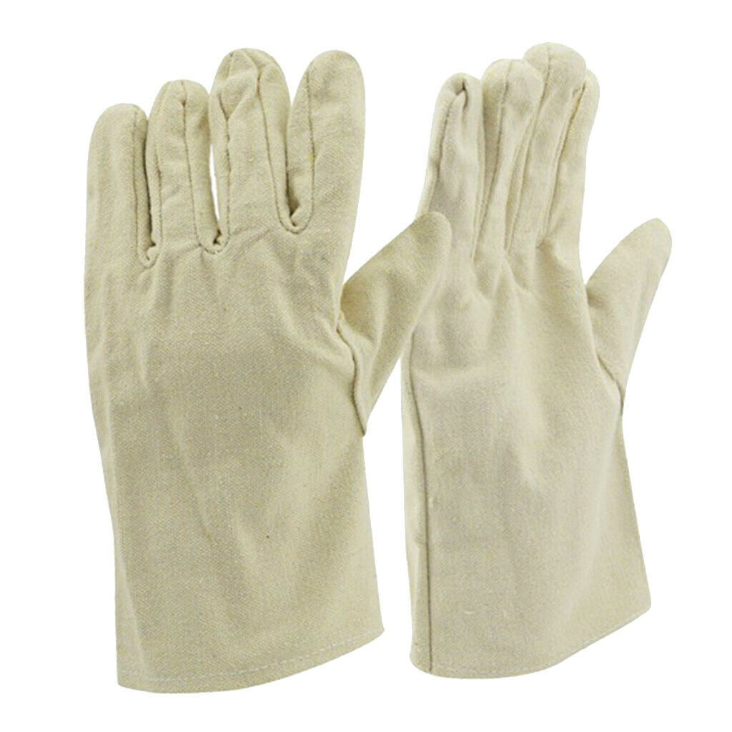Durable Anti-slip Canvas Garden Gloves Safety Protection Grip Work Gloves