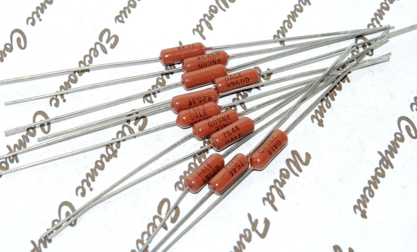 4pcs - DALE RN60C 768R (768ohm / 7680F) 1% MIL Resistor