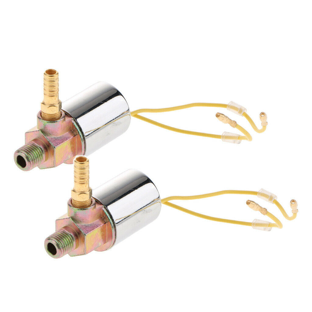 2x 12V Car Train Truck Lorry Air Horn Electric Solenoid Valve  1/4"
