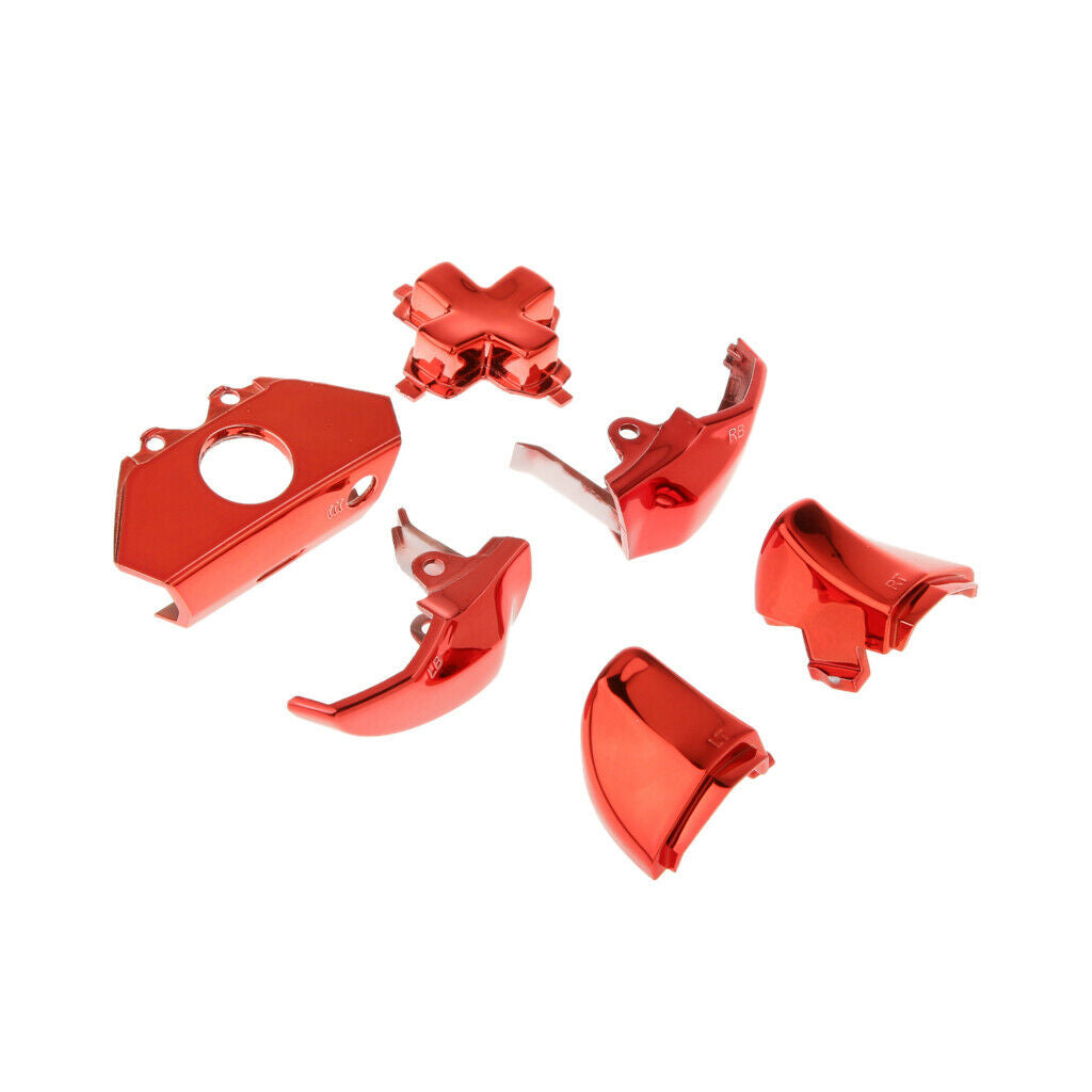 Set of 18 Replacement Controller Buttons Kit Set for Microsoft Xbox   Red